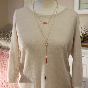 Howlite Necklace Multi Layer